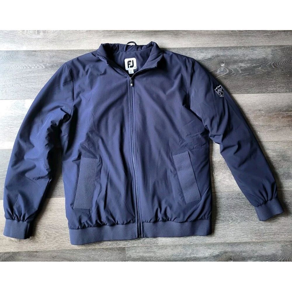 FootJoy Womens Insulated Bomber Jacket Navy Blue‎ Size Small